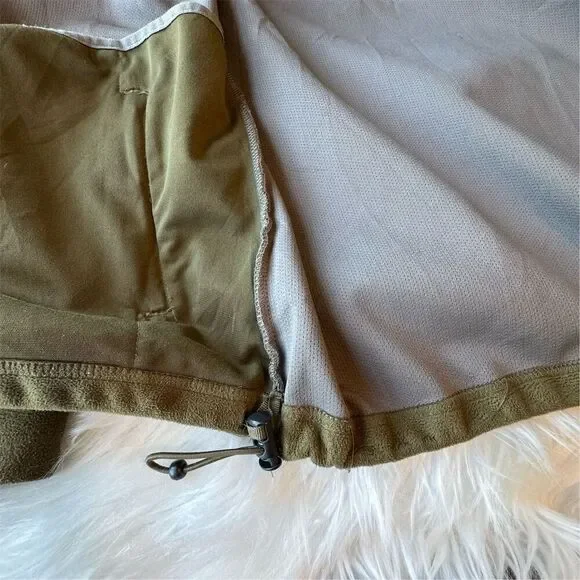 Cabela’s Men's M Green Hooded Wind Shear Jacket Hiking Camping Rugged - Picture 5 of 15